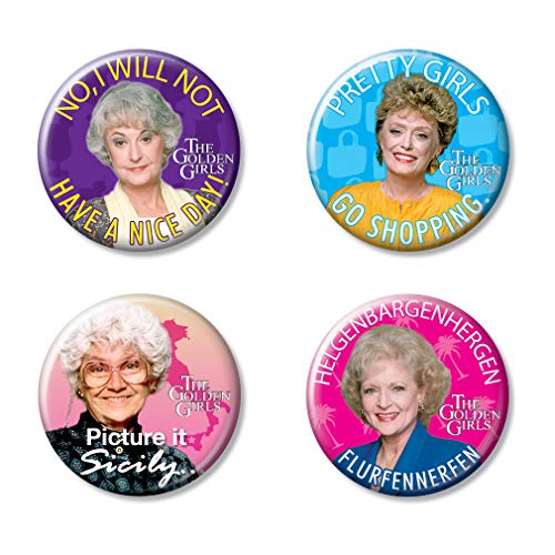 Product Cover Ata-Boy The Golden Girls Characters Set of 4 1.25