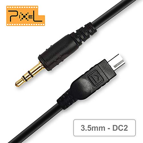 Product Cover Camera Shutter Connecting Cable 3.5mm-DC2 Camera Connecting Cord Plug for Nikon Cameras with Pixel Shutter Remote Control TW-283 Series
