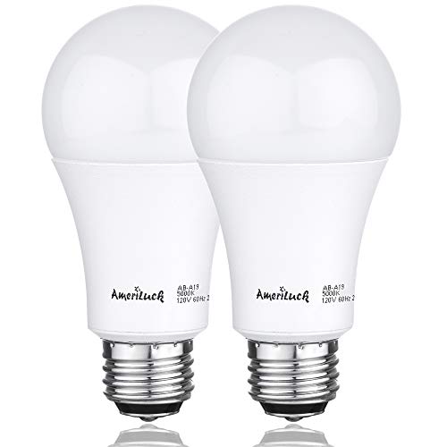 Product Cover AmeriLuck 3-Way LED A19 Light Bulb 50-75-100W Equivalent 3000K Warm White (2 Pack)
