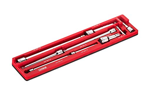Product Cover ARES 70753 | 9-Piece Extension Bar Set | Includes 1/4-inch, 3/8-inch, and 1/2-inch Drive Extension Bars | Magnetic Organizer for Ideal Storage
