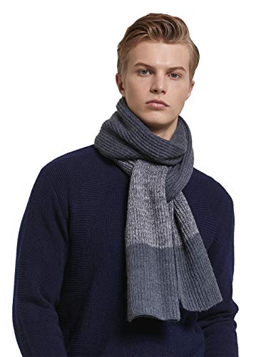 Product Cover RIONA Men's Winter Cashmere Feel Australian Merino Wool Soft Warm Knitted Scarf with Gift Box