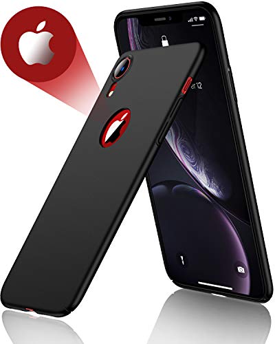 Product Cover CASEKOO iPhone XR Case, Thin & Lightweight, Premium & Durable Basic Hard Matte Slim Cover for iPhone XR 6.1 inch [Shell Series] - Phantom Black