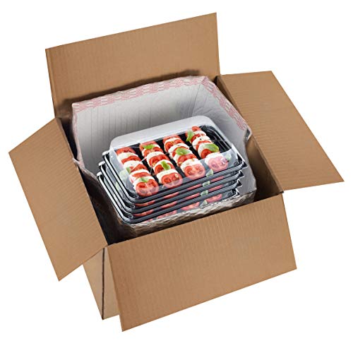 Product Cover Thermal Box Liners 6x6x6 Metalized Box Liners 6 x 6 x 6 by Amiff. Pack of 5 Insulated Box Liners. Food Grade. Gusseted Bottom. Adhesive Strip. Mailing, Shipping, Packing, Packaging, Moving.