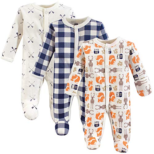Product Cover Hudson Baby Unisex Baby Cotton Preemie Sleep and Play, Forest, Preemie