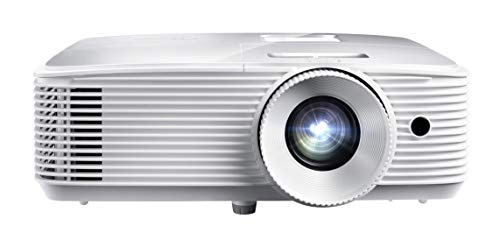 Product Cover Optoma HD27HDR 1080p 4K HDR Ready Home Theater Projector for Gaming and Movies, 120Hz Support and HDMI 2.0, White