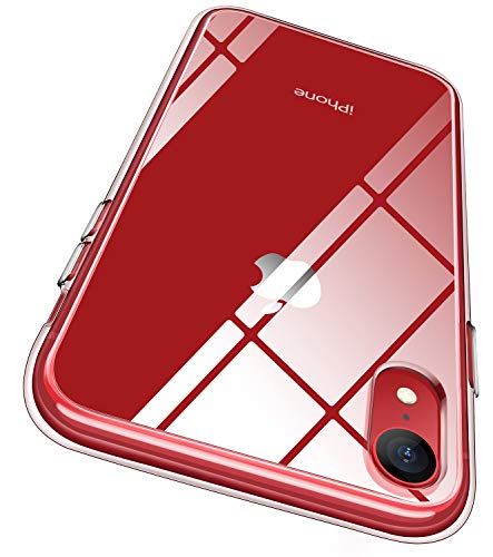 Product Cover RANVOO iPhone XR case, iPhone XR Protective Clear Case [Certified Military Protection] [Agile Button] with Reinforced Soft TPU Bumper and Transparent Hard PC Back Case Cover