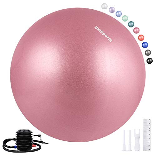 Product Cover GalSports Pregnancy Birthing Ball, Yoga Exercise Birth Ball Chair for Delivery & Training & Fitness, Extra Thick Non-Toxic Anti-Burst Labor Ball with Quick Pump(Dusty Rose,L(58-65cm))