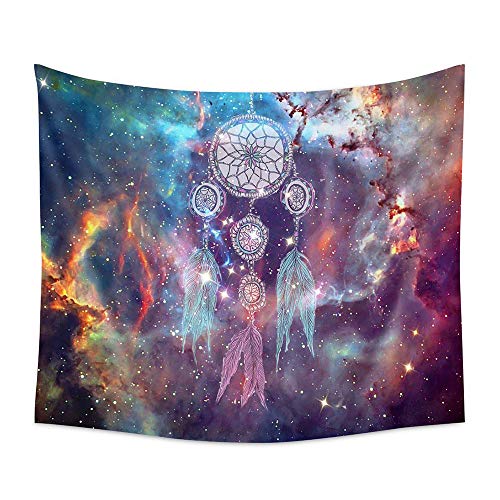 Product Cover PHNAM Bohemian Tapestry Wall Hanging Dream Catcher Colorful Mandala Bedding Beach Tapestries 59 × 79 Inches Extra Large for Bedroom Dorm Living Room Wall Art Decor Home