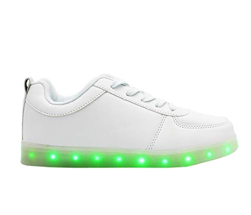 Product Cover ATS Unisex LED Shoes Breathable Sneakers Light up Shoes for Men, Women, Boys, Girls, Toddlers, Kids, and Adults | 11 Color Modes, Dual USB Charging, Sizes 1-13