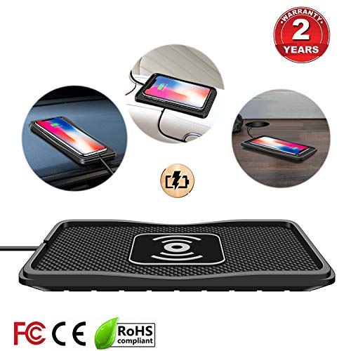 Product Cover Wireless Charger car Wireless Charging pad qi 10W Quick Charger Thin Wireless car Charger Charging pad Wireless Phone Charger 7.5W/5W Wireless Charging Station Dock glaxys9 Charger s8 s6s7 note8(C3)