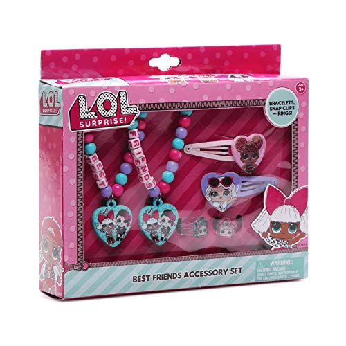 Product Cover UPD L.O.L Surprise! Best Friends Accessory Set- Bracelets, Snap Clips & Rings LOL, Medium, Multicolor
