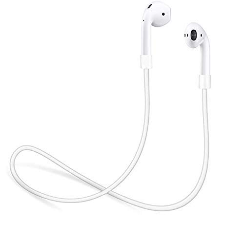 Product Cover innoGadgets Strap for Apple AirPods | Smart Accessory - Never Lose Your AirPods | Connector Wire Cable Cord for AirPods | White