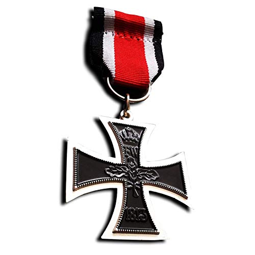 Product Cover German Iron Cross 2nd Class 1870 with ribbon - Military Medal for Bravery - Imperial Prussian Medal/Repro