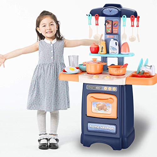 Product Cover ARHA IINTERNATIONAL Big Size Portable Suitcase Shape Musical Kitchen Set Toy for Kids with Light and Accessories (008-58)