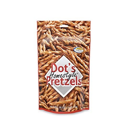 Product Cover Dot's Homestyle Pretzels 1 lb. Bag (5 Bags) 16 oz. Seasoned Pretzel Snack Sticks (Packaging May Vary)