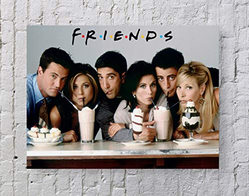 Product Cover LLp Friends Poster Standard Size | 18-Inches by 24-Inches | Friends Milkshake Wall Poster Print