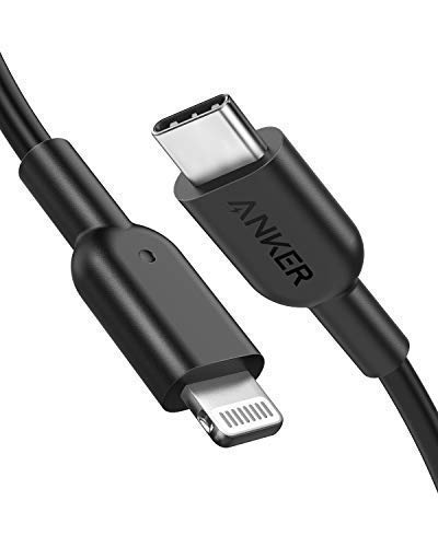 Product Cover iPhone 11 Charger, Anker USB C to Lightning Cable [3Ft Apple MFi Certified] Powerline Ii for iPhone 11/Pro/Max/X/XS/XR/XS Max/ 8/Plus, Supports Power Delivery