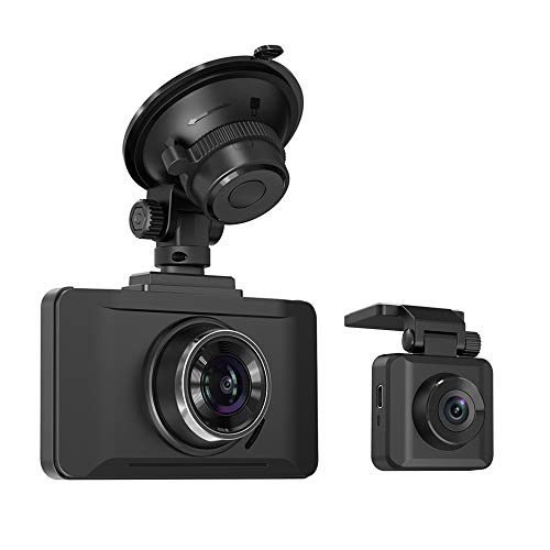 Product Cover TaoTronics Dual Dash Cams Sony Sensor, 1080P FHD Front and Rear Dash Cam with Night Version, 3