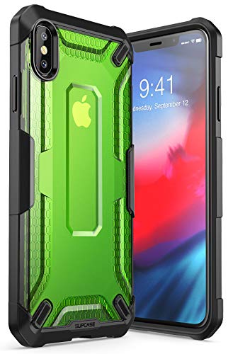 Product Cover iPhone Xs Max Case, SUPCASE [Unicorn Beetle Series] Premium Hybrid Protective TPU and PC Clear Case for iPhone Xs Max Case 6.5 Inch 2018 Release (Green)