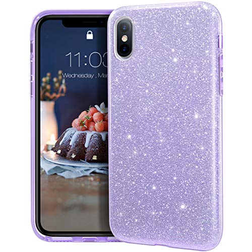 Product Cover MATEPROX iPhone Xs Max case,Bling Sparkle Cute Girls Women Protective Case for iPhone Xs max 6.5
