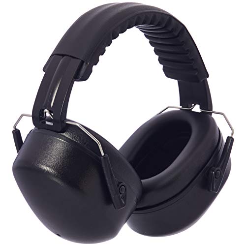 Product Cover AmazonBasics Noise Reduction Safety Earmuffs Ear Protection, Solid Black