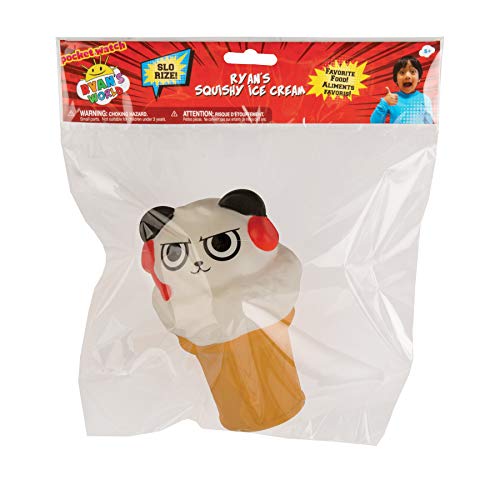 Product Cover Orb Toys Ryan's World Squishy Ice Cream, White, Black, Brown, Red