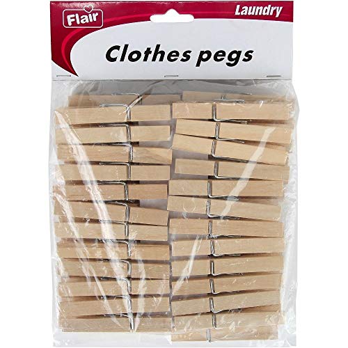 Product Cover Lifegoods4u Wooden Clothespins.Set of 50 Durable Long Lasting clothespins pegs.
