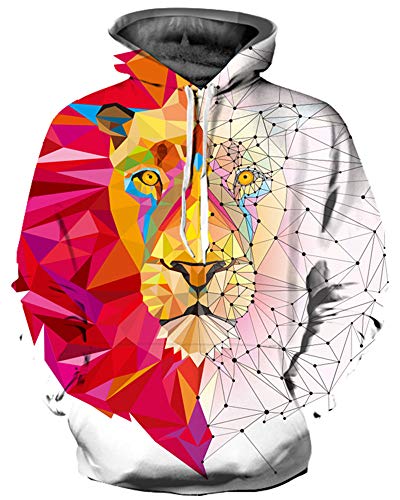 Product Cover GLUDEAR Unisex 3D Pattern Print Athletic Pullover Hoodies Hooded Sweatshirts