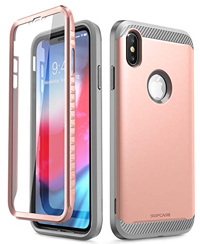 Product Cover iPhone Xs Max Case, SUPCASE [UB Neo Series] Full-Body Protective with Built-in Screen Protector Dual Layer Armor Cover for iPhone Xs Max 6.5 Inch 2018 (Rosegold)
