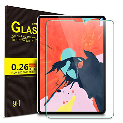 Product Cover IVSO Screen Protector for ipad pro 11, 9H Hardness HD Clear Tempered Glass Screen Protector for Apple iPad Pro 11 2018