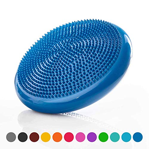 Product Cover Aurion Balance-Cushion Non-Slip Air Filled Wobble Cushion for Balance Training, 33 cm (Blue)