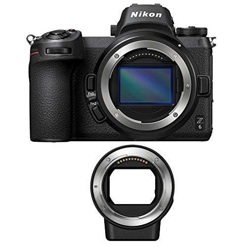 Product Cover Nikon Z6 Mirrorless Digital Camera with Nikon FTZ Mount Adapter Bundle