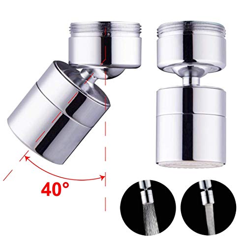 Product Cover ALTON Dual Flow Aerator With Adjustable Angle Joint, Chrome Finish (Male Thread)