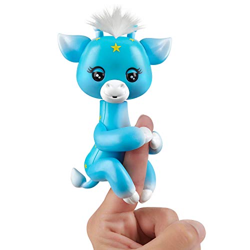 Product Cover WowWee Fingerlings Baby Giraffe - Lil' G (Blue) - Friendly Interactive Toy