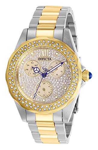 Product Cover Invicta Women's Angel Quartz Watch with Stainless Steel Strap, Two Tone, 18 (Model: 28433)
