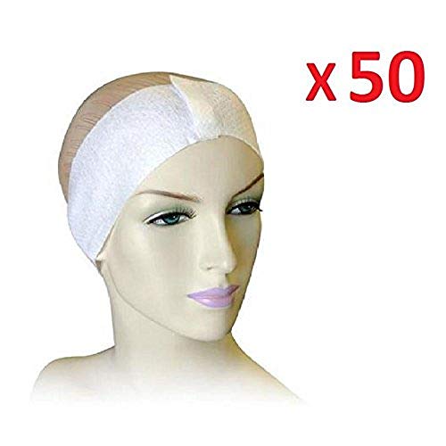 Product Cover Smark Parlour/Spa/Body Massage/Hair Dye/Facial/Disposable Head Band/Head Cover Women -(Pack Of 50)