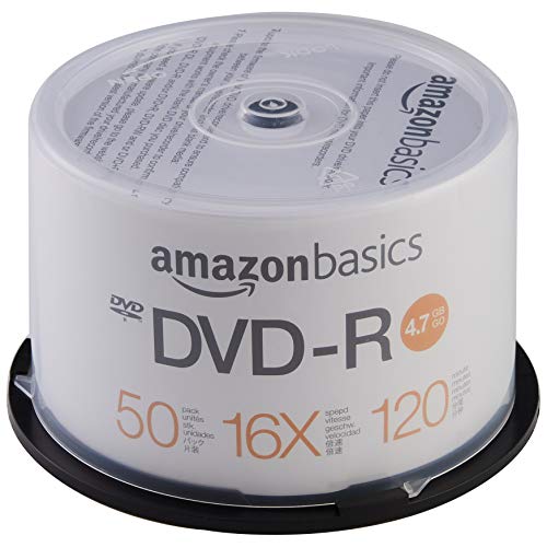 Product Cover AmazonBasics 4.7 GB blank 16x DVD+R - 50 Pack Spindle