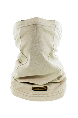 Product Cover BENCHMARK FR Flame Resistant Face Mask Neck Gaiter, One Size, Beige