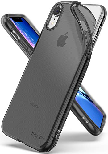 Product Cover Ringke [Air] Compatible with iPhone Xr Case [Qi Wireless Charging Compatible] Weightless as Air Lightweight Transparent Soft Flexible TPU Scratch Resistant Cover for Apple iPhone Xr 6.1