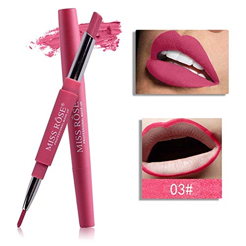 Product Cover MISS ROSE CREME MATTE LONG LASTING LIPSTICK WITH LIP LINER 03