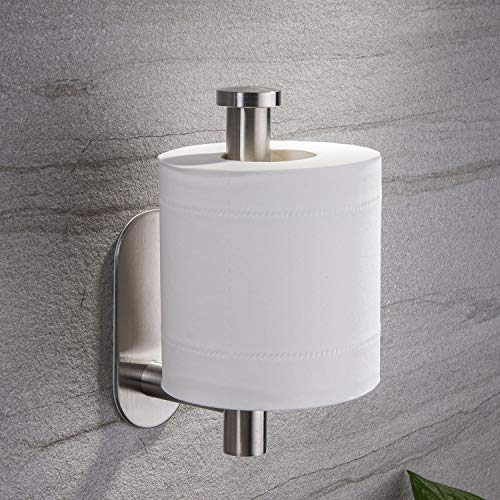 Product Cover YIGII Toilet Paper Holder Self Adhesive - Adhesive Toilet Roll Holder no Drilling for Bathroom Stainless Steel Brushed