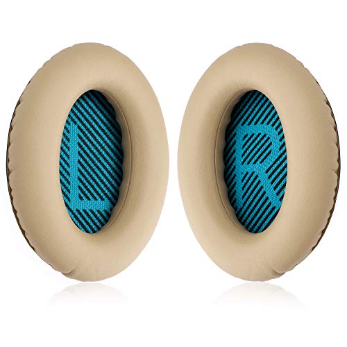 Product Cover YOCOWOCO Cushions Bose Replacement Ear Pads Kit- Ear Cups for QuietComfort 2 15 25 35 QC2 QC15 QC25 QC35, AE2,AE2i, AE2w, SoundTrue, SoundLink(Around-Ear) Headphones, Khaki