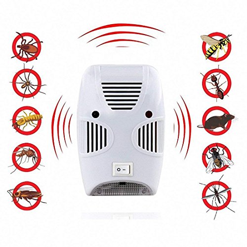 Product Cover TATERO Ultrasonic Pest Repeller Repellent, Home Pest Control Reject Device Non-Toxic Spider Lizard Mice Repellent Indoor for Mosquito, Ant, Flea, Rats, Roaches, Cockroaches, Fruit Fly, Rodent, Insect