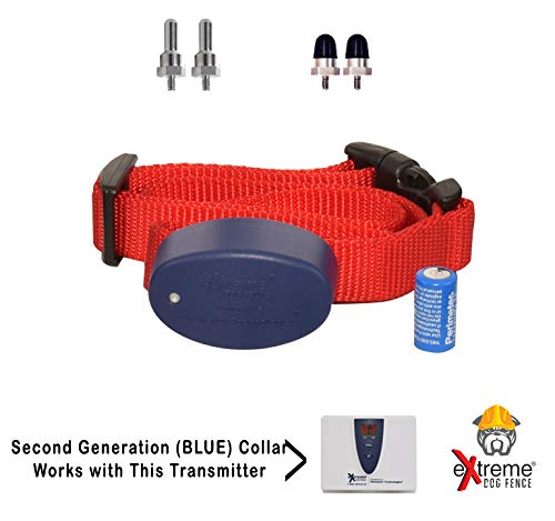 Product Cover Extreme Dog Fence G2 Additional Fence Dog Collar with Large and Medium Set of Comfort Contacts for Dogs and Puppies of All Hair Lengths