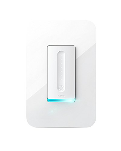 Product Cover Wemo Dimmer WiFi Light Switch, Compatible with Alexa and the Google Assistant (Renewed)