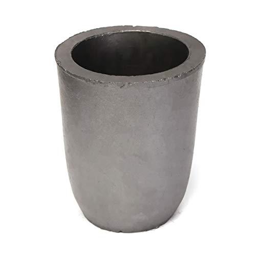 Product Cover #12- Foundry Clay Graphite Crucibles Cup Furnace Torch Melting Casting Refining for Copper Brass Gold Silver Aluminum - Black