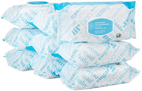 Product Cover Amazon Elements Baby Wipes, Unscented, 720 Count Flip-Top Packs