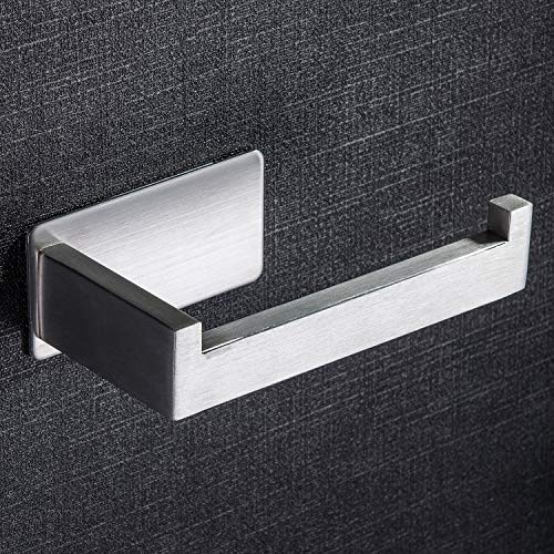 Product Cover Taozun Toilet Paper Holder Self Adhesive Bathroom Roll Holder Stick on Wall SUS 304 Stainless Steel Brushed ...