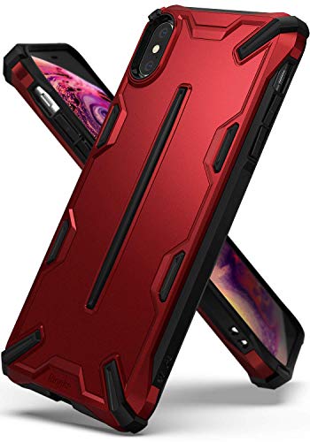 Product Cover Ringke Dual-X Compatible with iPhone Xs Case, iPhone X Case Dual-Layer Reinforced Heavy Duty Defense Ergonomic Reassuring Grip Stylish Armor Protective Cover for iPhone Xs 5.8 inch - Red