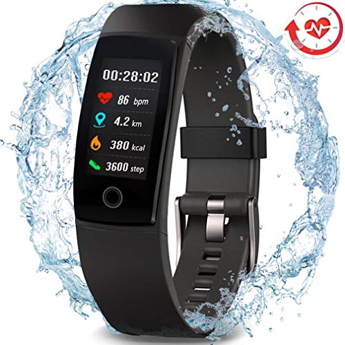 Product Cover MorePro Waterproof Health Tracker, Fitness Tracker Color Screen Sport Smart Watch,Activity Tracker with Heart Rate Blood Pressure Calories Pedometer Sleep Monitor Call/SMS Remind for Women Men